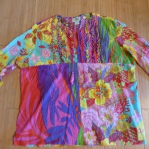 ColorfSandy Starkman ethnic blouse top shirt …